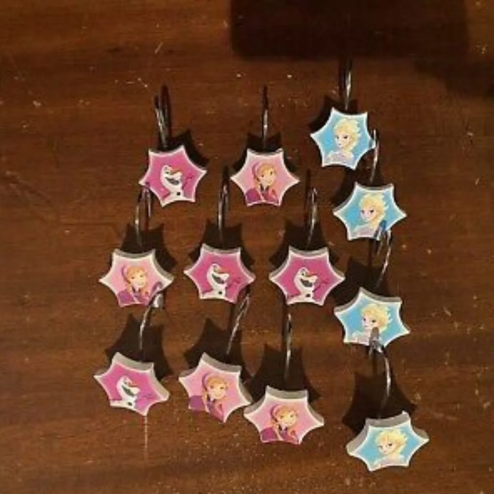 Disney Frozen Shower Curtain Hooks - Set of 12